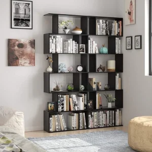 Geometric Bookcase- Brand new